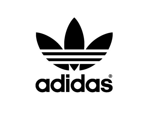 black adidas logo transparent